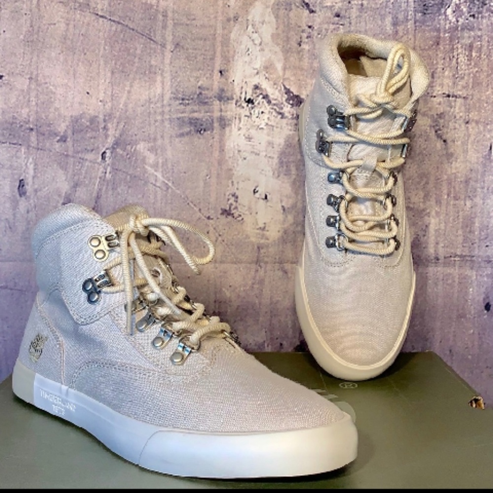 MEN TIMBERLAND SNEAKERS NEWPORT BAY 2.0 OFF WHITE - Picture 2 of 8